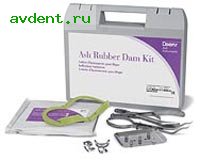 ASH Rubber Dam-Аш Раббер Дам-система для изоляции рабочего поля , комплект: 5зажимов, щипцы для зажи...Dentsply ASH Rubber Dam-Аш Раббер Дам-система для изоляции рабочего поля , комплект: 5зажимов, щипцы для зажи...Dentsply