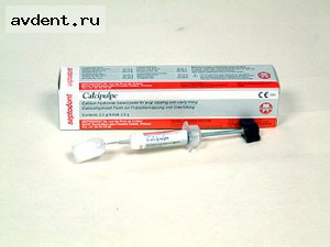 Calcipulpe-паста на основе гидроокиси кальция, 2,5г.Septodont Calcipulpe-паста на основе гидроокиси кальция, 2,5г.Septodont