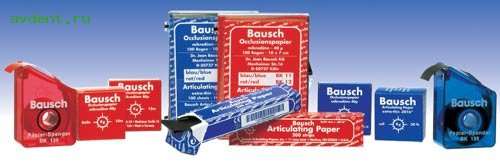 Бумага артикуляционная BK 101,102, 103Bausch Бумага артикуляционная BK 101,102, 103Bausch