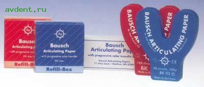 Бумага артикуляционная BK 04Bausch Бумага артикуляционная BK 04Bausch