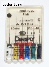 Hedstroem File Colorinox-корневой бурав ручной; ISO 08, 45-140, ассорт. 45-80, 90-140L 21,25,28,31мм...Maillefer Hedstroem File Colorinox-корневой бурав ручной; ISO 08, 45-140, ассорт. 45-80, 90-140L 21,25,28,31мм...Maillefer