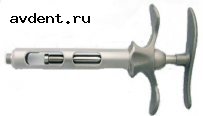 Шприц карпульный нерж/сталь (код 2330) с фиксатором кольцевидная рукоятка,объем 1,8 куб.см, евро-раз...Anthogyr Шприц карпульный нерж/сталь (код 2330) с фиксатором кольцевидная рукоятка,объем 1,8 куб.см, евро-раз...Anthogyr